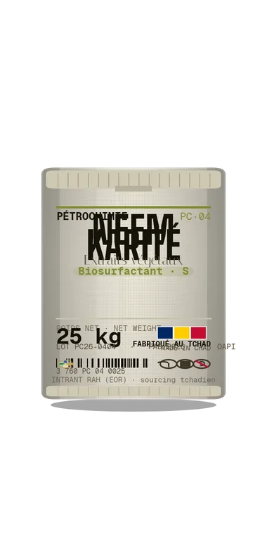 Sac d’intrant Neem et Karité — Pétrochimie EnerTchad, fabriqué au Tchad